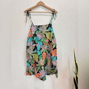 Momoni Italy Floral Cotton Romper Size IT 44 / US 6